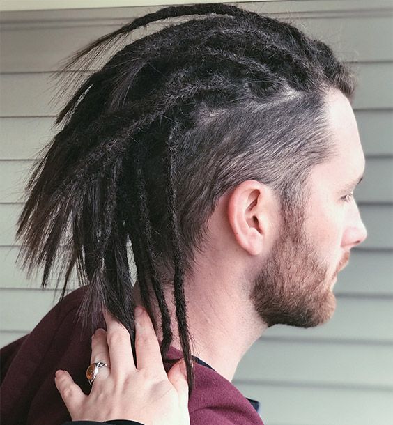 16 Edgy Mohawk Dreads Hairstyles for Men